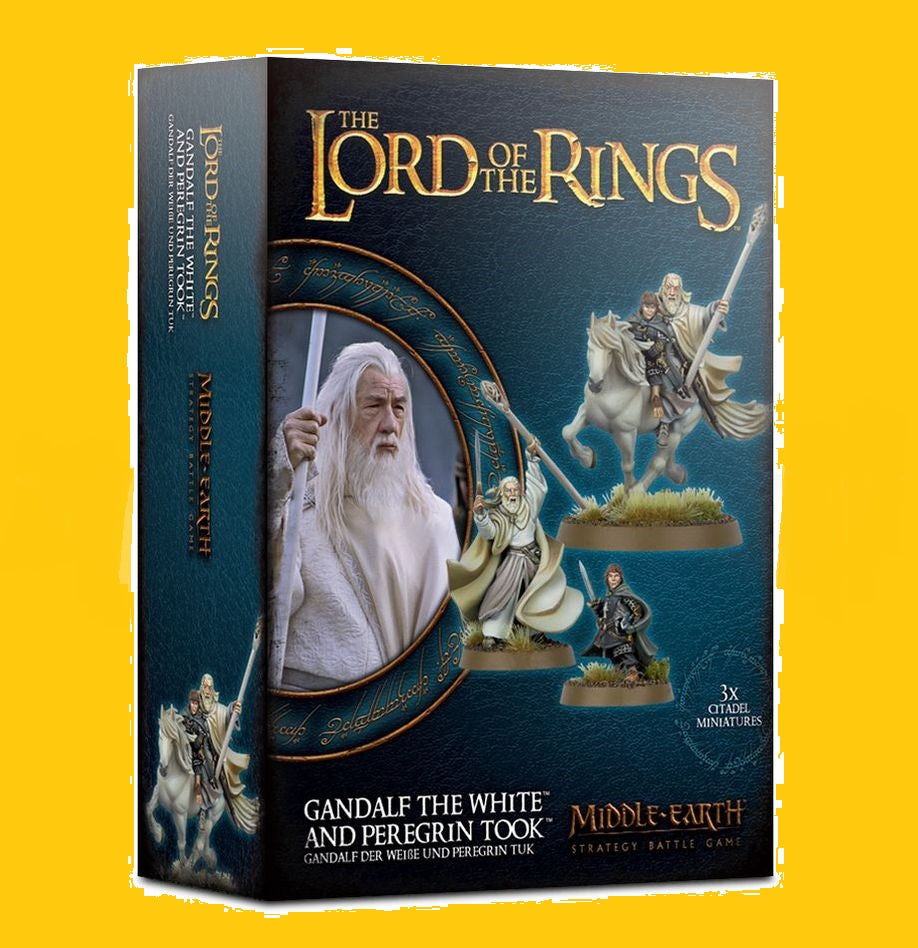 Gandalf, el Blanco y Peregrin Took (Reserva con entrega en 10/24 dias)