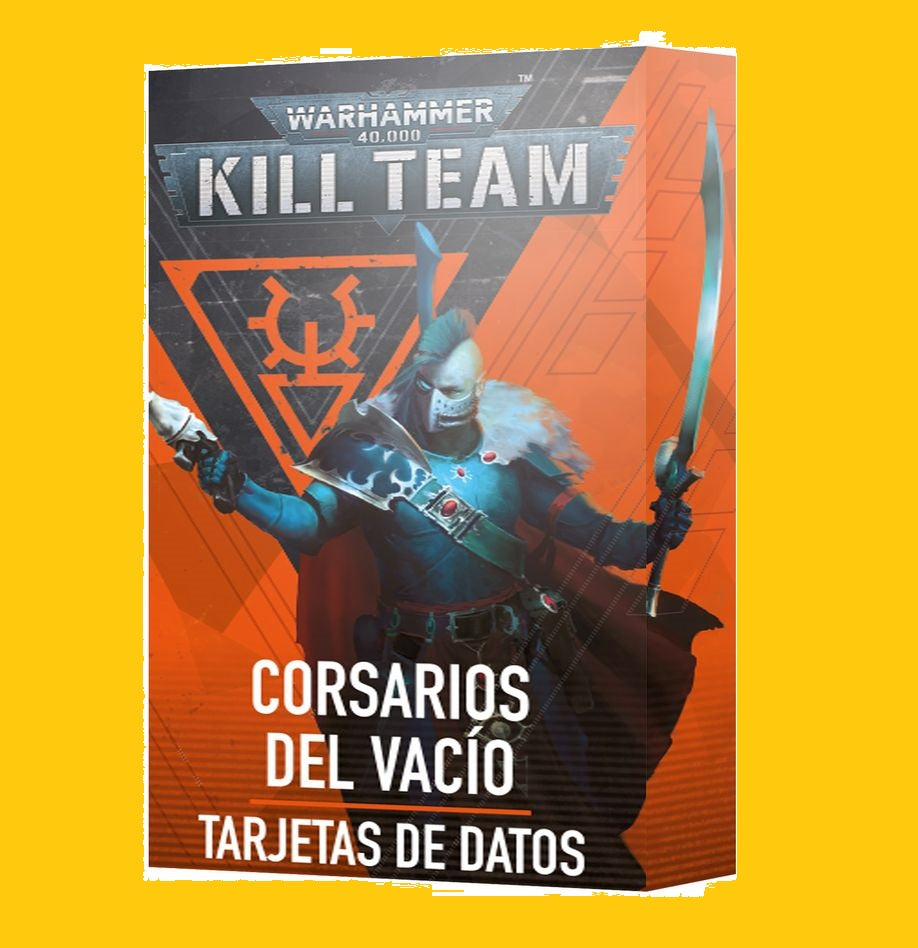Kill Team: Tarjetas de datos de Corsarios del Vacío (Reserva con entrega en 10/24 dias)
