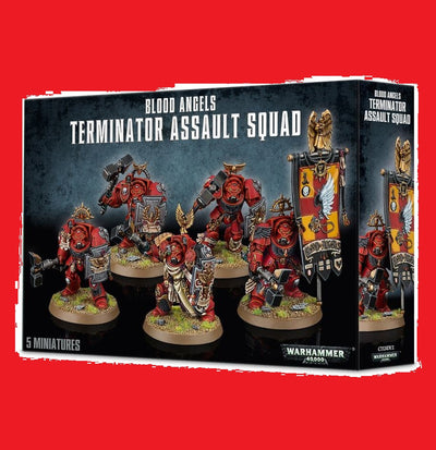 Blood Angels Terminator Assault Squad "Venta Directa, sin plazo de entrega concreto"