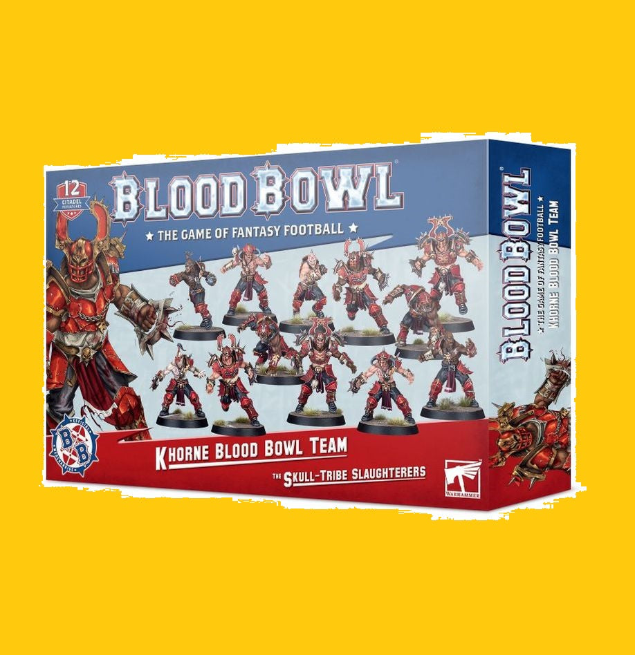 Equipo Khorne Skull-Tribe Slaughterers Blood Bowl (Reserva con entrega en 10/24 días)