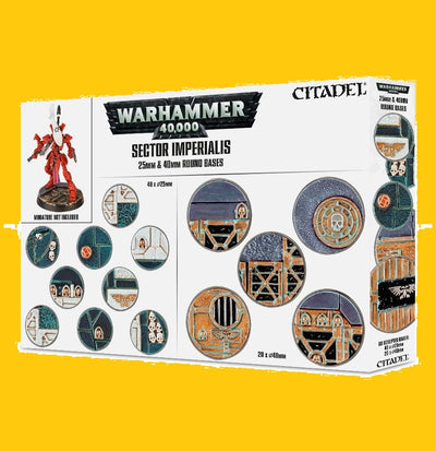 Sector Imperialis: peanas redondas de 25 y 40mm (Reserva con entrega en 10/24 dias)