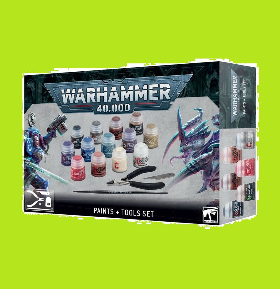 Set de Pinturas y Herramientas Warhammer 40K (Entrega en 2/5 dias)