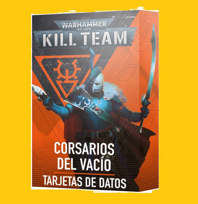 Kill Team: Tarjetas de datos de Corsarios del Vacío (Reserva con entrega en 10/24 dias)