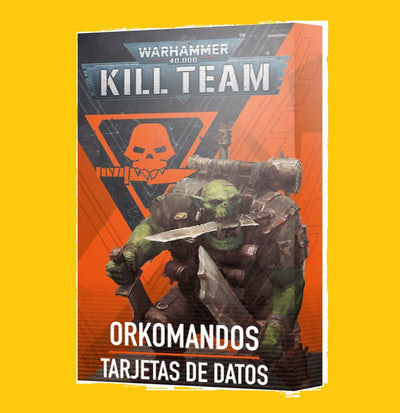 Kill Team: Orkomandos - Tarjetas de datos (Reserva con entrega en 10/24 dias)