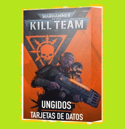 Kill Team: Tarjetas de datos de Ungidos (Entrega en 2/5 dias)