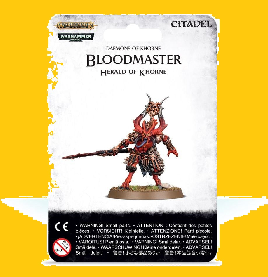 Bloodmaster Herald Of Khorne (Reserva con entrega en 10/24 dias)